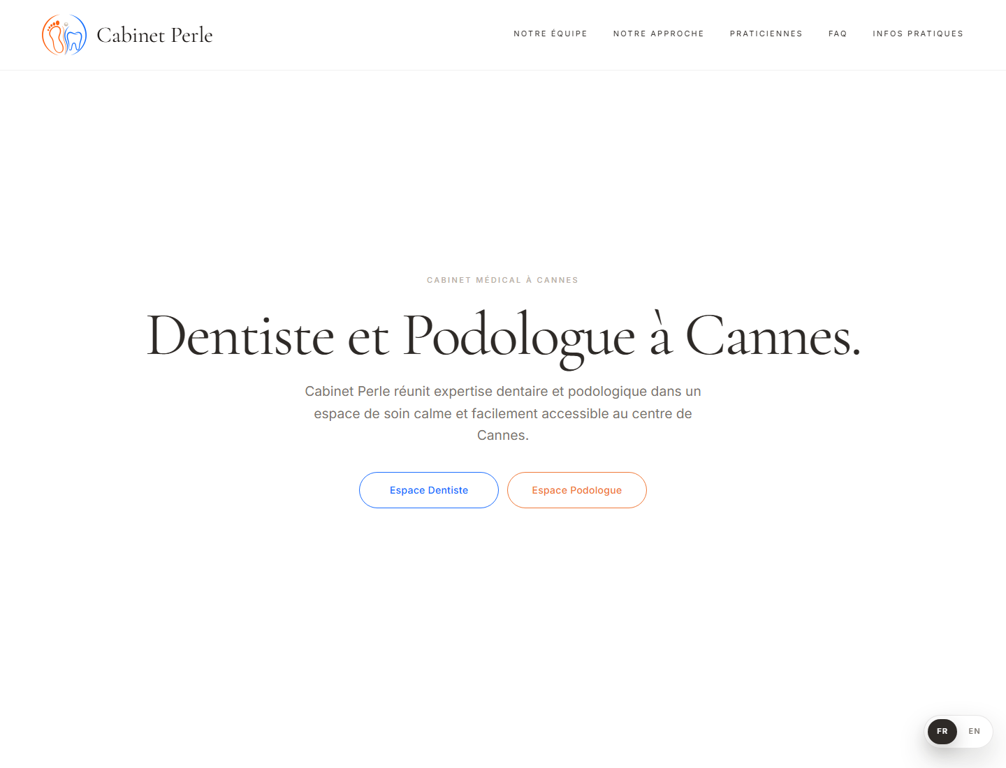Capture du projet Cabinet Perle