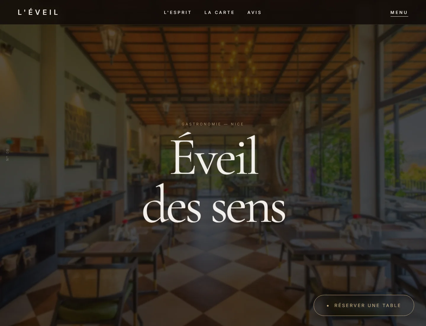 Capture du projet L'éveil